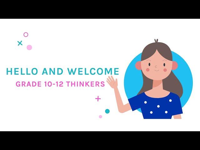 Think Digital assessment guide for Grade 10 to 12 thinkers video