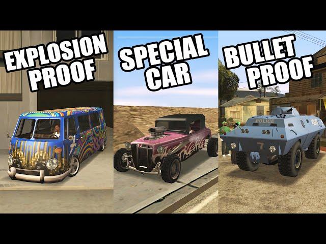 Unique Vehicles in GTA San Andreas and How To Get Them (Easy Guide)