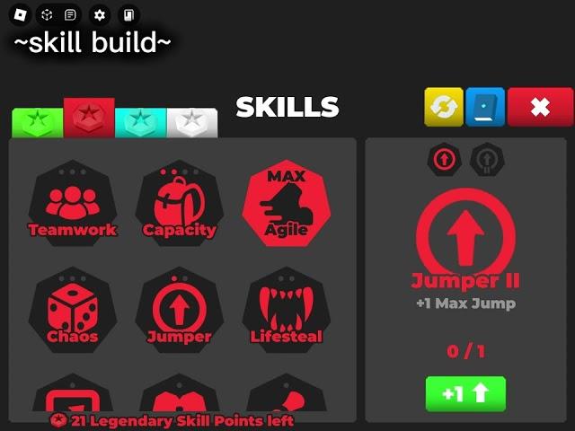 【Treasure Quest】My skill build! Ⅱ roblox