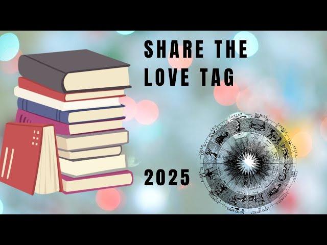 Share the Love Colouring Tag