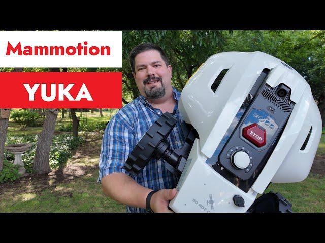 Mammotion YUKA robot lawnmower unboxing