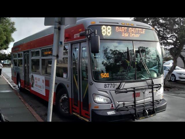 |back from the pandemic| 8770 on Route 88 BART shuttle