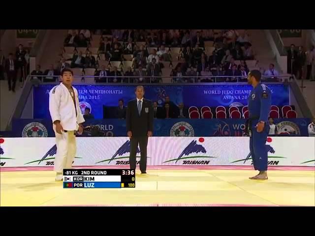 Carlos Luz vs Jae Bum Kim World Judo Championships 2015 - Astana