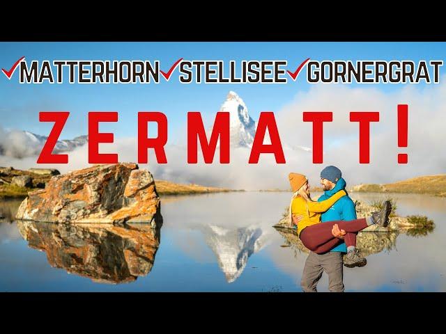 EPIC Hike in Zermatt: COMBINING Stellisee, Gornergrat, and Matterhorn Views!