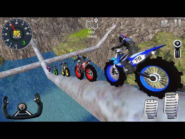 Impossible Motocross Dirt Bike Stunt Racer - Off-Road Racing Simulator 3D - Android GamePlay #1