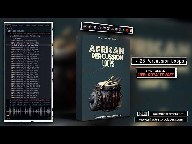 African Percussion Loops [Free Download] 100% Royalty Free