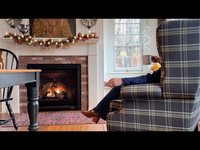 Cozy Christmas Decor Ideas | 1790 Colonial Cottage Farmhouse