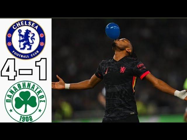 Chelsea vs Panathinaikos 4-1 - All Goals and Extended Highlights | UEFA Conference League 2024/25