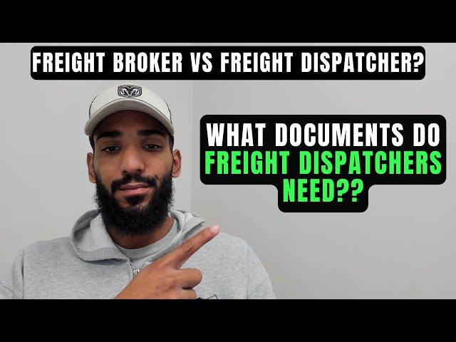 Freight Dispatcher: WHAT KIND OF DOCUMENTS DO I NEED AS AN INDEPENDENT FREIGHT DISPATCHER? (UPDATE)