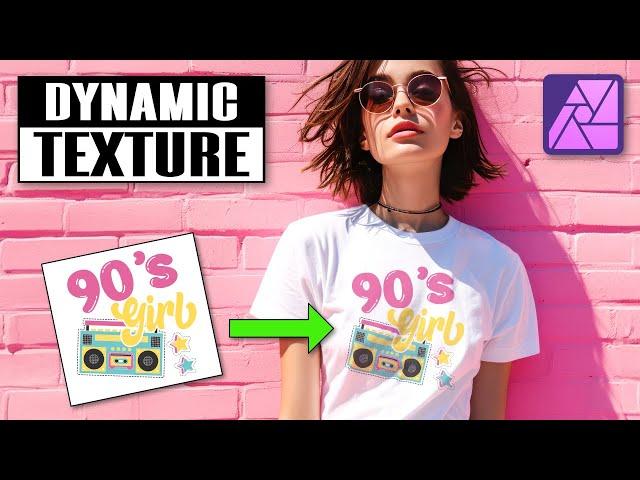 Wrap Your Design on a T-Shirt! Displacement Map Tutorial for Affinity Photo