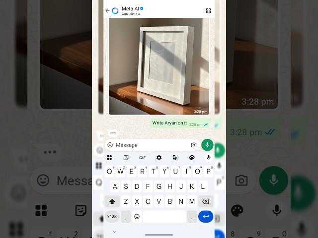 Ai created a Aryan frame design for whatsapp status|#ytshorts#whatsappstatus #meta#ai#frame#created