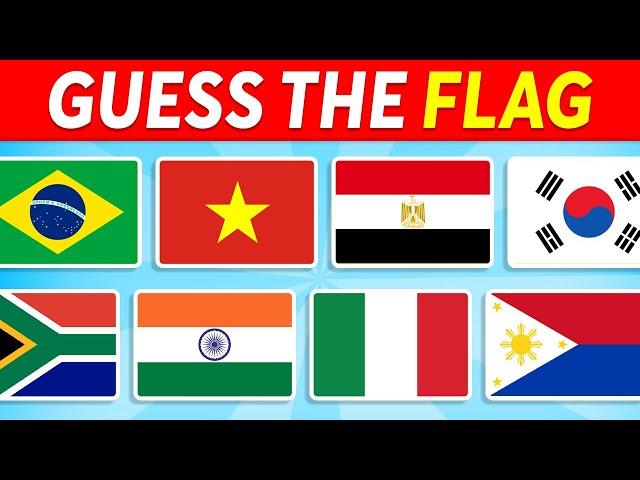  Guess the Country by the Flag  | World Flags Quiz 