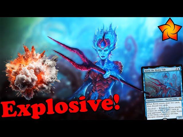 MTG Modern ▷ Kiora Threshold COMBO Deck! ◁ Kiora, the Rising Tide Discard! 【FDN】 Foundations