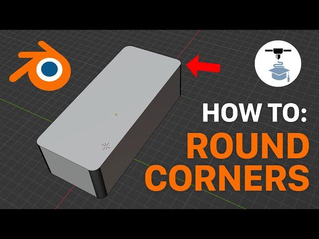 How to Round Corners of Object Using Blender