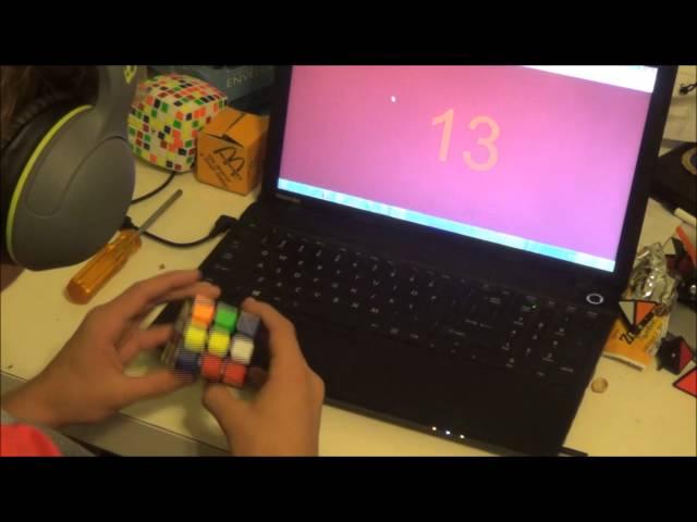 Rubik's Cube solved in 4.72 Seconds!
