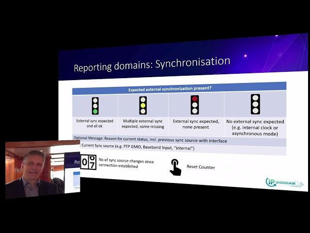 IBC24 IP Showcase | IP Monitoring Based on NMOS Open Specifications, Stefan, SRF