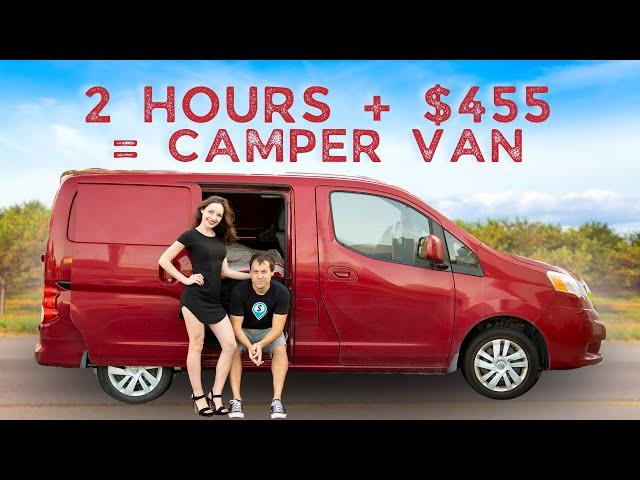 Easily Convert ANY VAN into a Cheap Camper! (+ Vanlife Hacks )