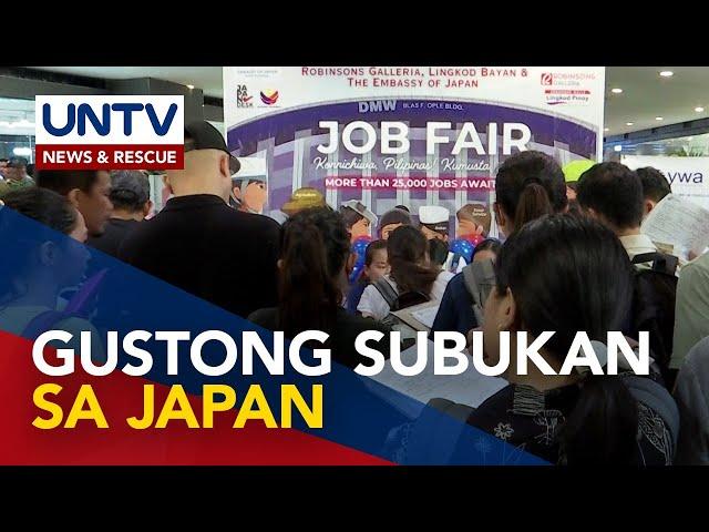 Mahigit 25K trabaho sa Japan, alok sa unang country exclusive job fair ng DMW