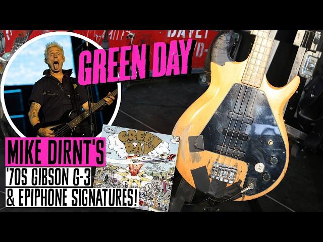 Green Day Mike Dirnt's Epiphone G-3 Signature Protoypes & '70s Gibson Grabber G-3