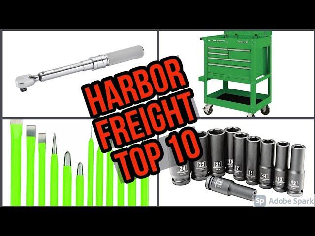 Harbor Freight Top 10 Tools