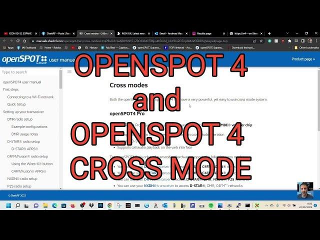 OPENSPOT 4 and Openspot 4 Pro - CrossMode