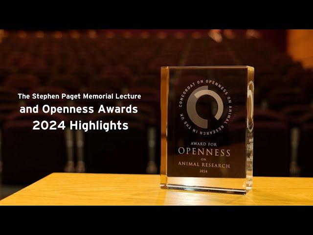 The Stephen Paget Memorial Lecture and Openness Awards 2024 Highlights