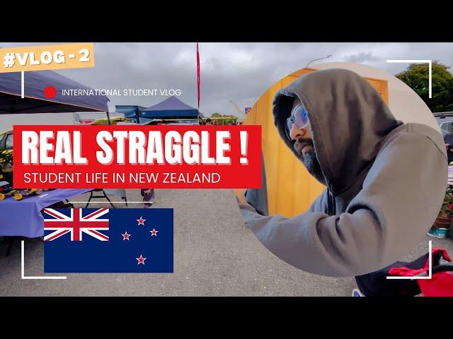 Daily Life Straggle of Student in New Zealand  - #Vlog 2