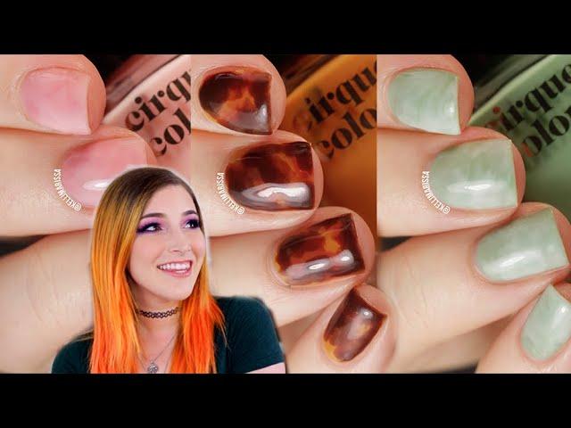 3 EASY No Tools Jelly Nail Art Designs - Cirque Nail Art Sets Review! || KELLI MARISSA