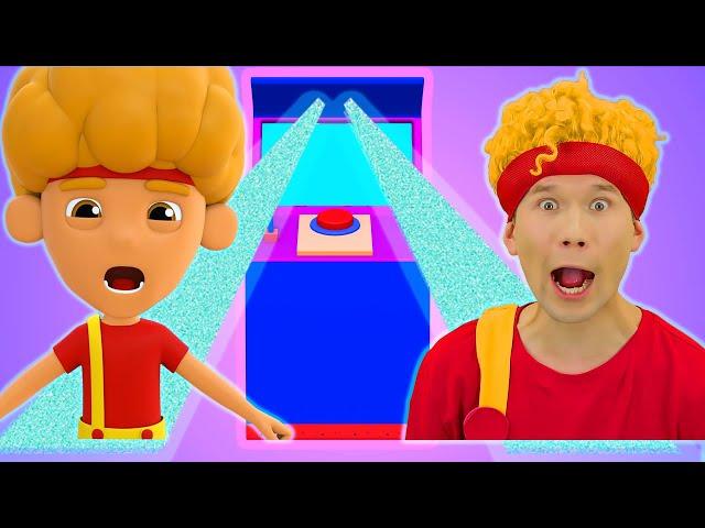 Learn to Play Arcade Machine Games | D Billions Kids Songs