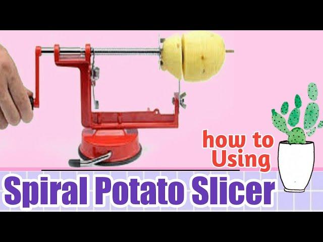 How to use Spiral Potato Slicer - DIY spiral potato machine