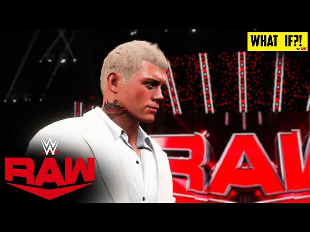 WHAT IF Cody Rhodes returns to WWE: Raw?! | WWE 2K