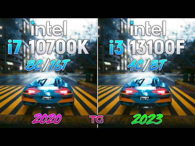 i3 13100F vs i7 10700K - 3 Years Difference