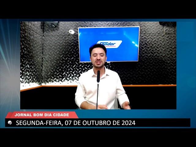 NO AR JORNAL BOM DIA CIDADE SEGUNDA-FEIRA 07/10