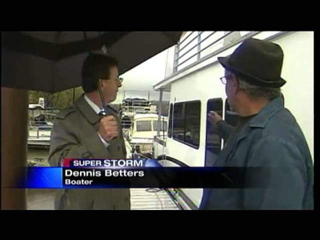 Houseboaters Scared as Sandy Wrecks Marina