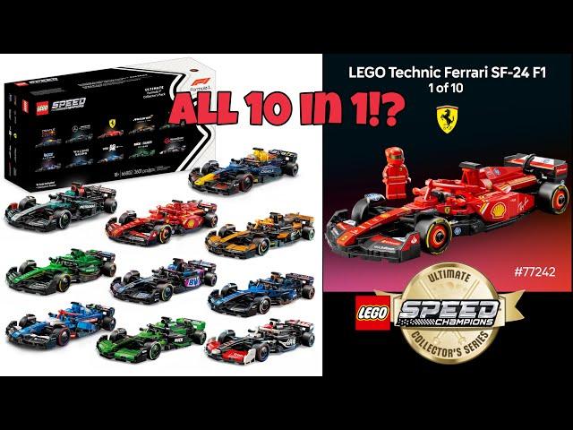 A 10 in 1 LEGO Speed Champions Set! My F1rst Impressions of the March 2025 wave.