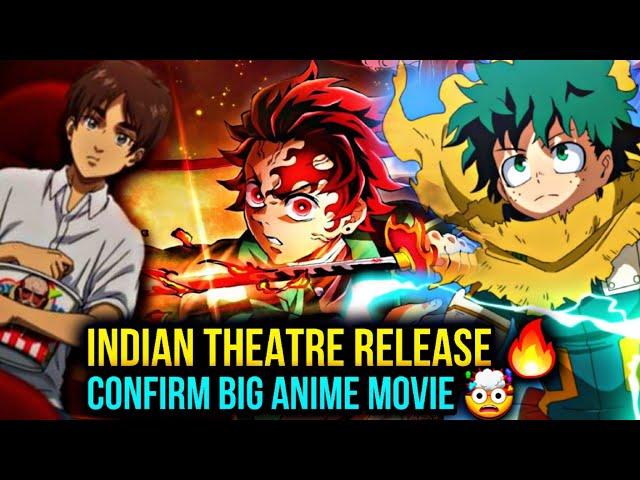 Upcoming Anime Movies India Release Updates  ( AOT New Movie , Demon Slayer Infinity Castle Arc )