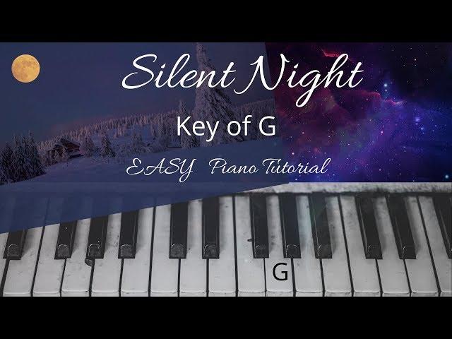 Silent Night (Key of G)//EASY Piano Tutorials