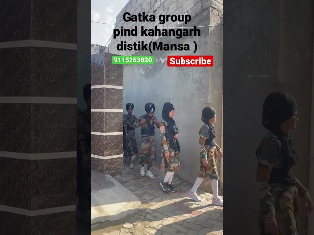 New video gatka group pind kahangarh Mansa 🫡 #trendingshorts 9115263820 Jugraj