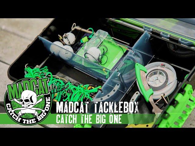 Madcat Tacklebox. Perfect tacklebox for catfish fishing.