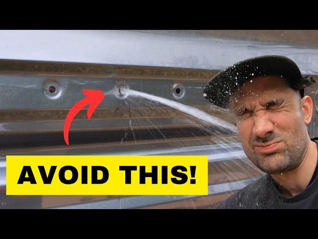 You MUST DO this JOB! Sealing Plastic Side Trims | NEW Crafter, Sprinter Van Conversion