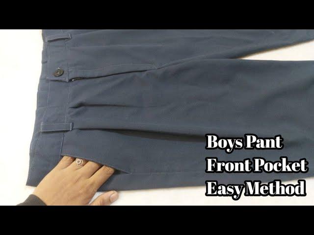 Boys pant front pocket/Pant Side pocket easy way@Yumnasworld