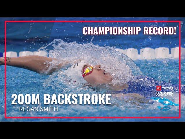 Impressive Championship Record Swim by Regan Smith in 200M Backstroke | 2023 Toyota U.S. Open