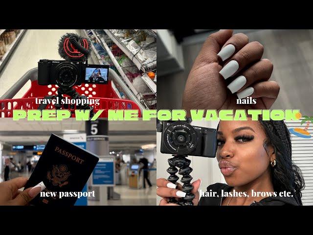 Prep W/ Me For VACATION | Nails, Wax, Lashes, Boho Braids, Shopping, Etc.