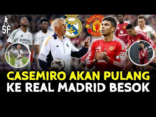 WOW... Ancelotti Sangat Senang  Jika Casemiro Kembali Ke Real Madrid transfer Pemain Real Madrid