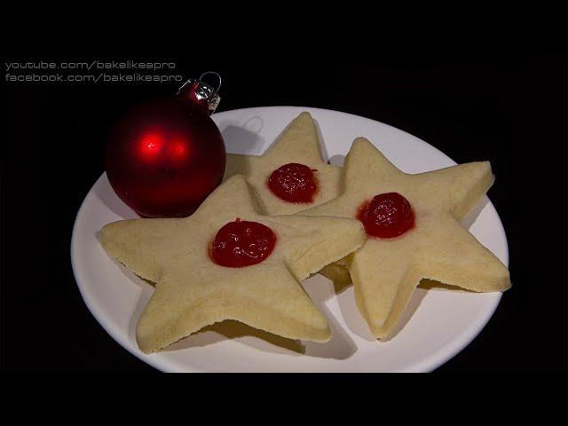 Easy Christmas Shortbread Cookies Recipe  ( Butter Cookies Recipe )