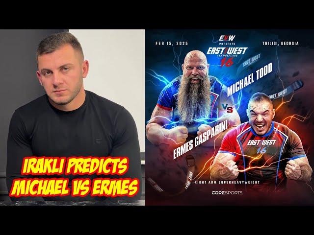 Irakli Zirakashvili's prediction for the Ermes Gasparini vs Michael Todd supermatch