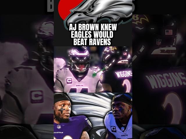 AJ Brown Knew Eagles would win vs. Baltimore Ravens ( Philadelphia Eagles shorts)