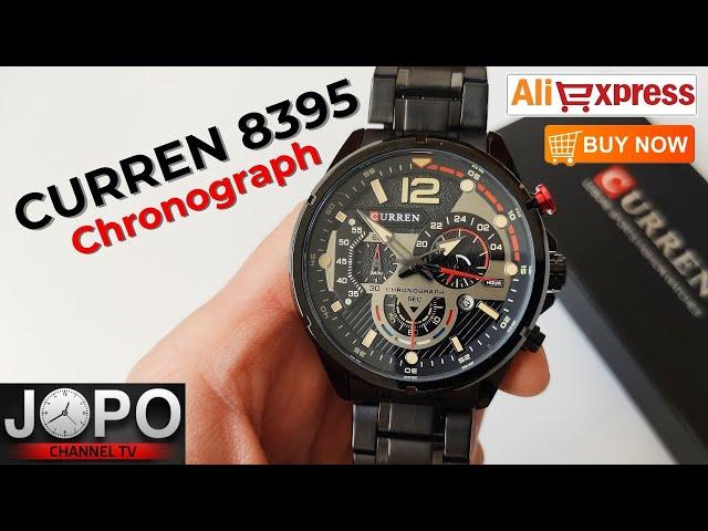 CURREN M8395 Chronograph Sport Watch│Curren Watch Review│Subtitles