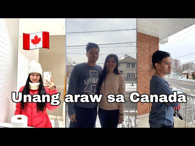 UNANG ARAW SA CANADA | PINOY SA CANADA | BUHAY SA CANADA