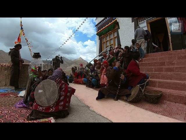 Spiti Valley || Riding Towards Blessings: A Buddhist Monk's Spiritual Journey to Kibber's New Temple